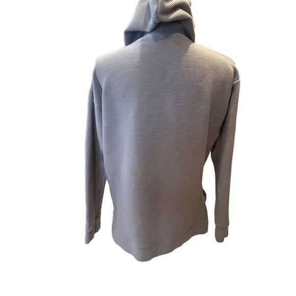 Peloton Women's Gray Ribbed Side Zip Hoodie Size S Long Sleeve - Picture 8 of 13